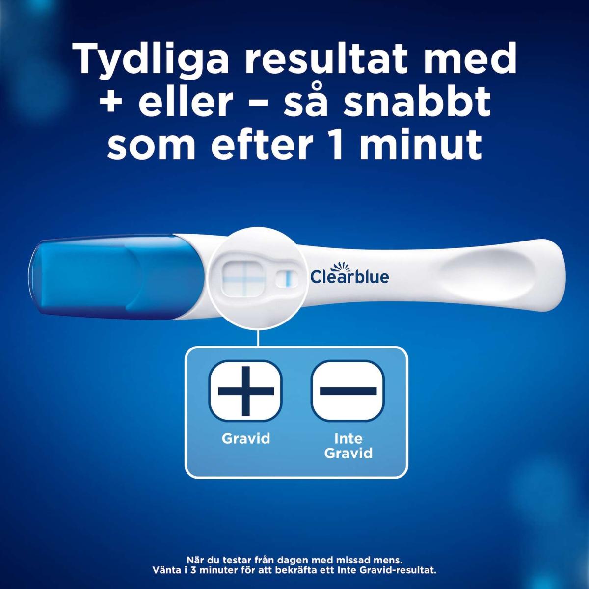 Clearblue Digital graviditetstest med veckoindikator 